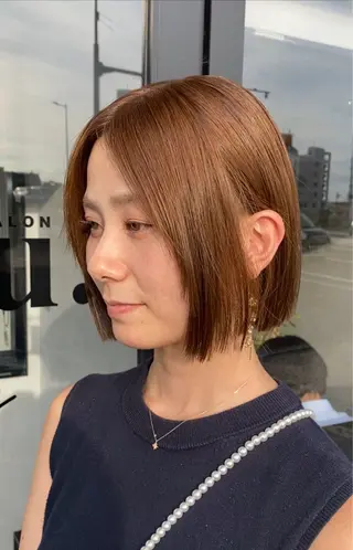 ショート カラー 大林　恵理 【Agu 屋島】のヘアスタイル