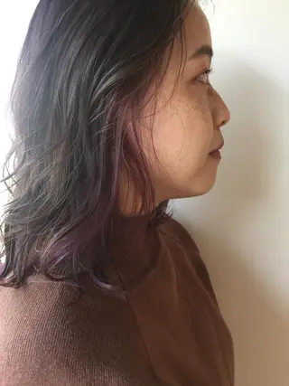 ミディアム カラー 💘透明感カラー💘 沖本 将宏のヘアスタイル