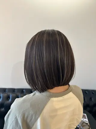 ミディアム miyu/ハイライト ブリーチモデル募集中のヘアスタイル