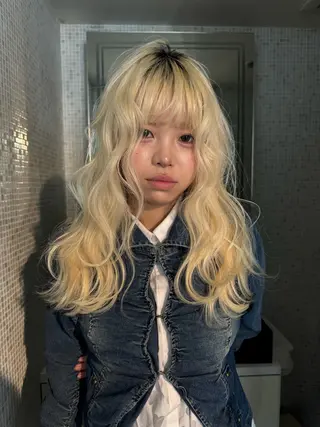 カラー パーマモデル募集/ 渋谷/TAIKIのヘアスタイル