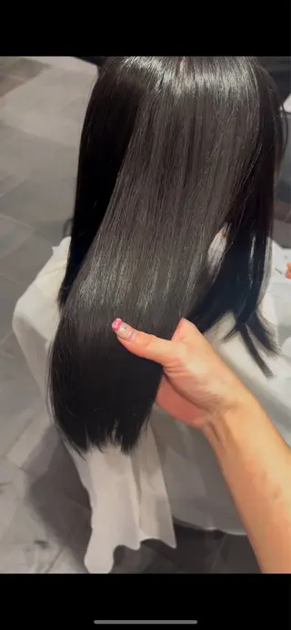 セミロング 似合わせ前髪／ 小顔カット🎀そうのヘアスタイル