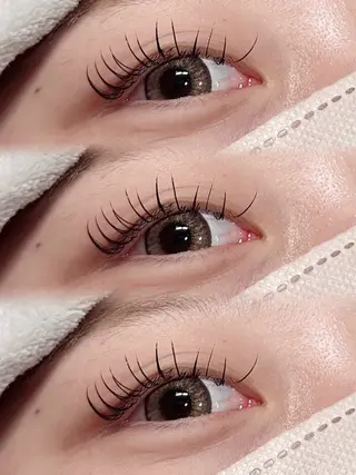 マツエク・マツパ 🤍束感マツエク /難波/moe/🤍のマツエク・マツパデザイン