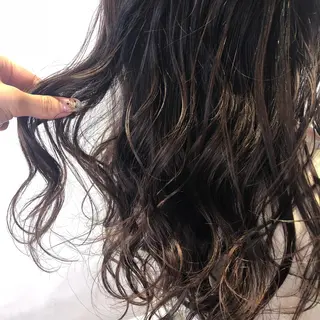 カラー ベージュ/インナー カラー🤍Rieのヘアスタイル