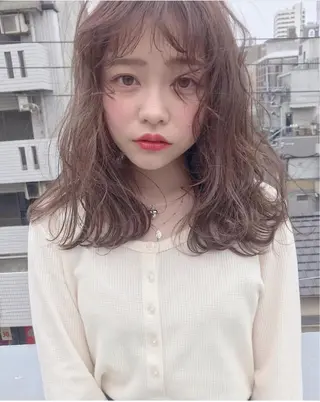 ミディアム カラー 似合わせショート kengoのヘアスタイル