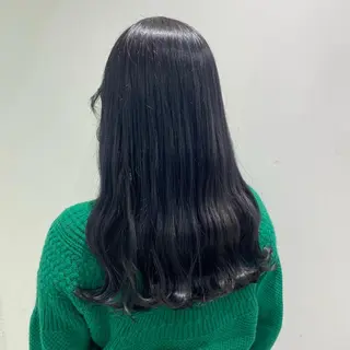 ロング カラー パーマ ヘアアレンジ メンズ キッズ ネイル マツエク・マツパ アイブロウ Lumo所属・💖横浜ブリーチなし 💖MIHOのヘアスタイル