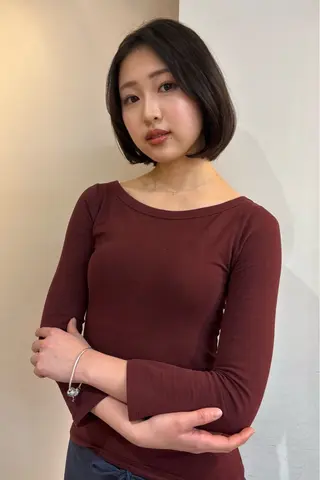 ショート 魚谷 綾渚のヘアスタイル
