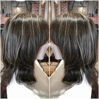 セミロング カラー 美髪✨髪質改善特化 🦩対馬🦩のヘアスタイル