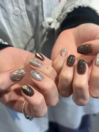 ネイル 🎀韓国レイヤー特化 🎀ベージュ/ミクのヘアスタイル