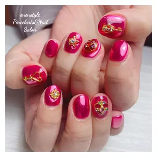 ミディアム ネイル 👑enen style👑のネイルデザイン