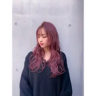 セミロング カラー 髪質改善/レイヤー カット手塚奨のヘアスタイル