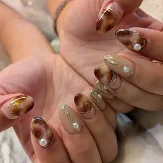 ネイル ジェヌインネイル 河内のネイルデザイン