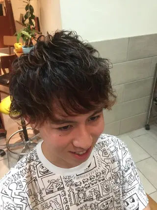 ショート ミディアム セミロング ロング カラー パーマ メンズ 可愛いを作る神 ナオヒロのヘアスタイル