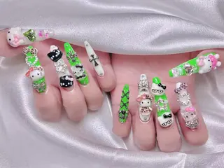 ネイル 長さだし専門店 M2　rikaのネイルデザイン