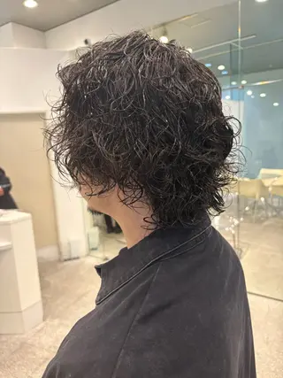 パーマ メンズ メンズカット 井上　凜太郎のヘアスタイル