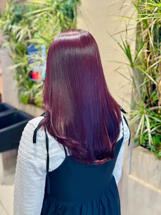 カラー 暖色/レイヤーカット /艶髪/髪質改善/のマツエク・マツパデザイン