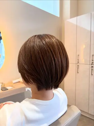 ショート カラー レイヤー/透明感/髪 質改善/メンズ/佐藤のヘアスタイル