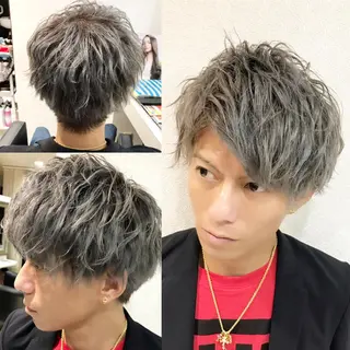 ショート カラー メンズ hair salonJEWEL所属・✨jewel✨ naokiのヘアスタイル