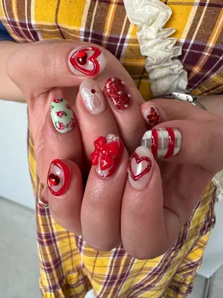 ネイル AOI✩⡱ y2kネイルのネイルデザイン