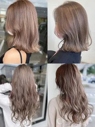 セミロング 【明石の艶髪神様】 染澤尋統のヘアスタイル