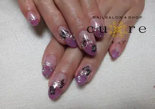 ミディアム ネイル ネイルサロン Cureのネイルデザイン