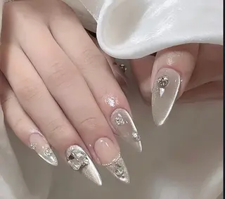 ネイル By moonネイル 🌷ワンホン/韓国風のネイルデザイン