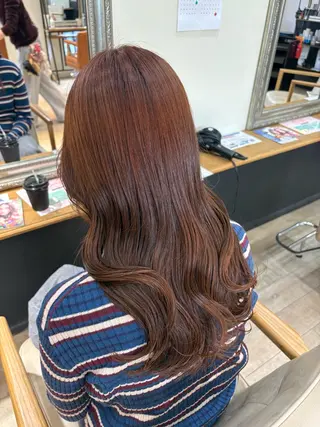 セミロング カラー しおり🍬 KOKORO🤍のヘアスタイル