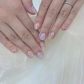 ネイル 𝕄𝕚𝕪𝕦🤍 自由が丘⌇パラジェルのネイルデザイン