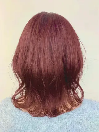 ミディアム SAEKI【ior 】北千住店ブリーチのヘアスタイル