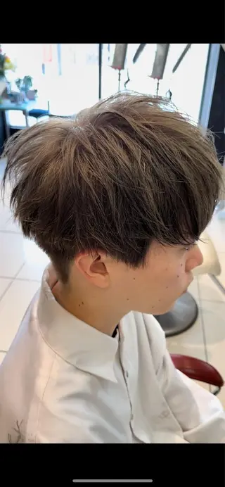 カラー メンズ EARTH勝田台 吉永嵐のヘアスタイル