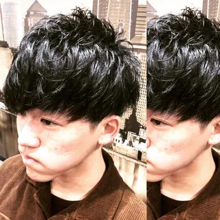 ショート メンズ メンズヘア特化 崎田 成人のヘアスタイル