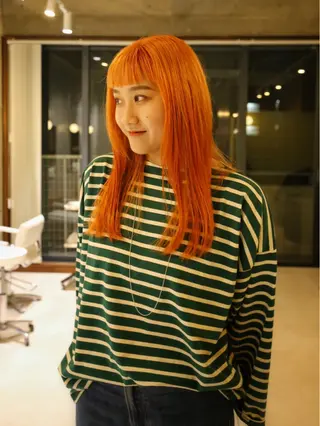 セミロング hakubo所属・中原 雄哉のヘアスタイル