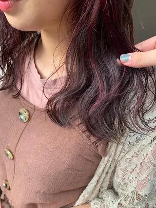 ロング カラー 🌼sunc HINAMI🌼のヘアスタイル