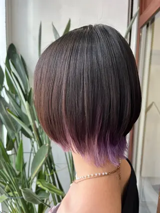 セミロング カラー 🫧艶髪デザイナー 🫧白石航汰のヘアスタイル