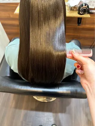 ロング パーマ 杉宮 慧美のヘアスタイル