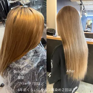 ロング カラー daiki 原宿のヘアスタイル