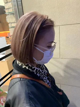 ショート パーソナルカラー 藤本夢のヘアスタイル