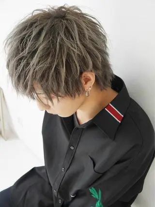 メンズ メンズパーマ特化 WINDbyCIELのヘアスタイル