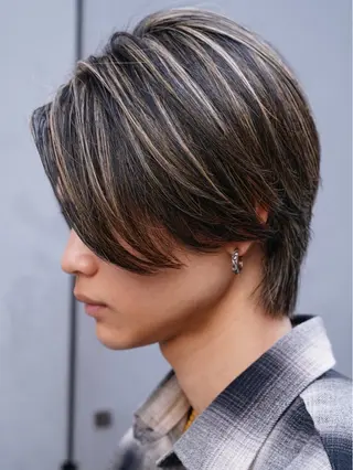 カラー メンズ fifth men's原宿所属・fifth/原宿/ シャドウパーマ/カズのヘアスタイル