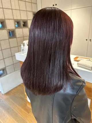 ロング カラー 塩澤 榛奈のヘアスタイル