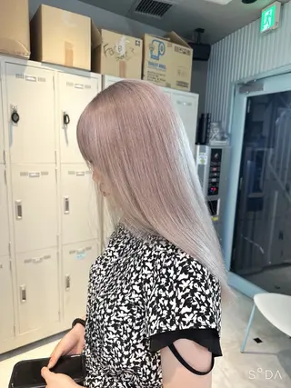 ロング カラー ハイトーン/韓国 レイヤー/るか🎀のヘアスタイル