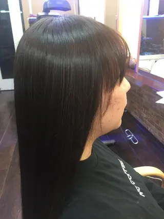 ロング カラー 桧山 真のヘアスタイル