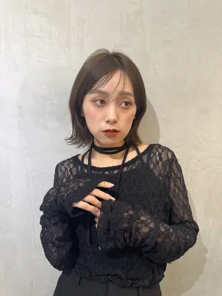 ミディアム Lond partir 【ロンド パルティール】所属・🫧ショート/ボブ/ パーマ/ゆーな🫧‪のヘアスタイル