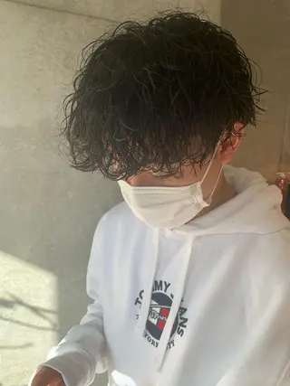 パーマ メンズ Produce with SALON VILLAGE所属・メッシュパーマ職人/ 窪田 優也/ツイスパのヘアスタイル