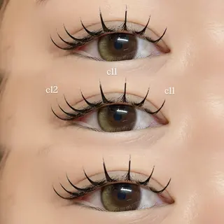 マツエク・マツパ Mell Yuuna ♡パリエク /束感のマツエク・マツパデザイン