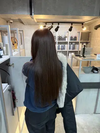 ロング カラー You/中明度カラー 🎨3ヶ月持つカットのヘアスタイル