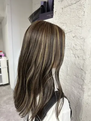 ロング カラー ヘアアレンジ 久米 治仁のヘアスタイル