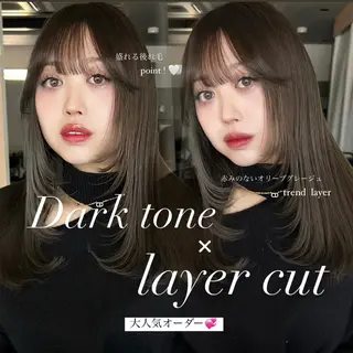 ロング AI TOKYO　S所属・mizuki 【韓国レイヤー】のヘアスタイル