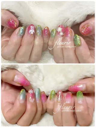 ネイル フルリール 【プライベートサロンのネイルデザイン