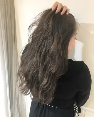 ロング カラー 🤎ベージュカラー 🐶メンズパーマのヘアスタイル