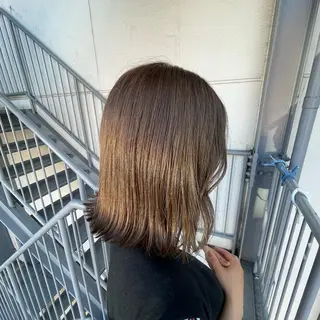 ミディアム 🤍韓国トレンド ヘア🤍miku🤍のヘアスタイル